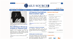 Desktop Screenshot of dailysource.org